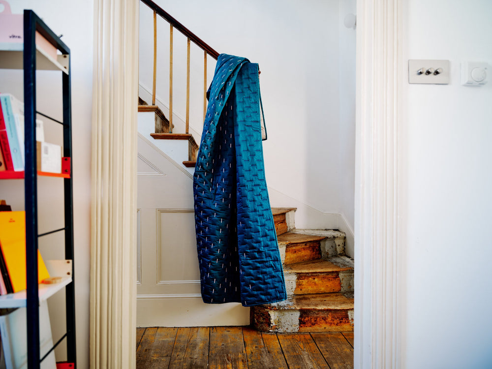 Modern Kantha - Teal