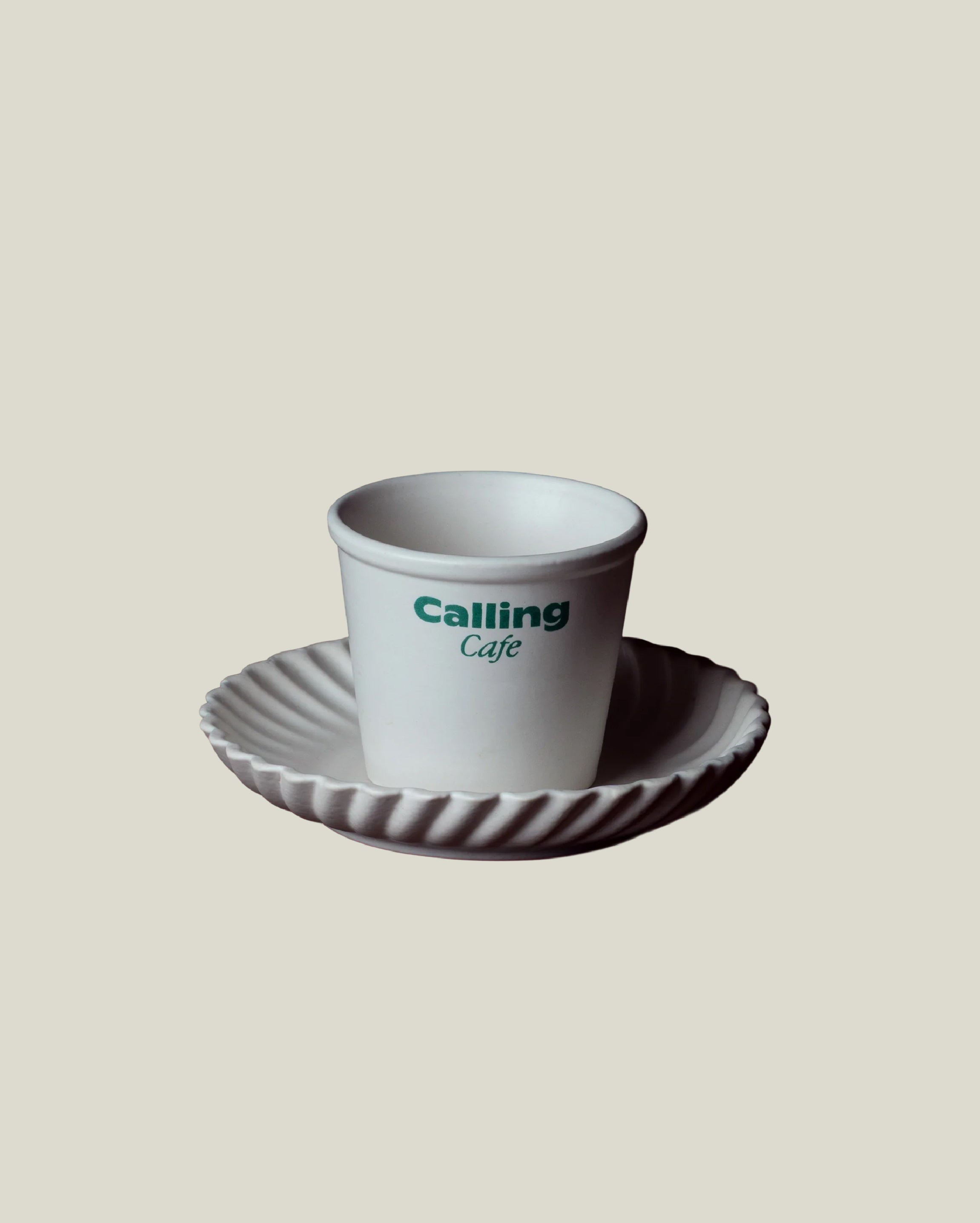 Ceramic Paper Cup & Plate