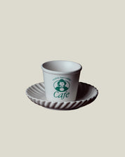Ceramic Paper Cup & Plate