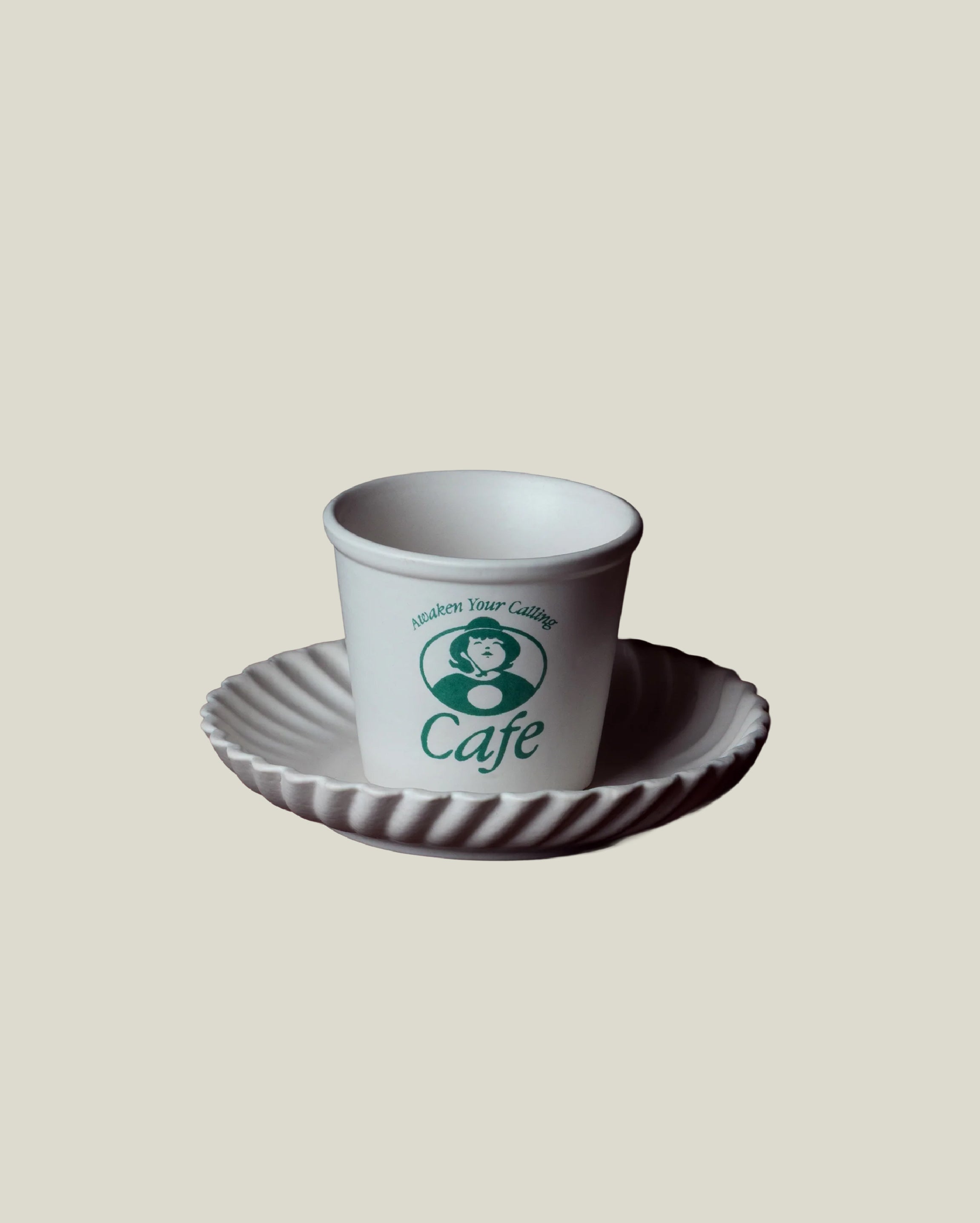 Ceramic Paper Cup & Plate