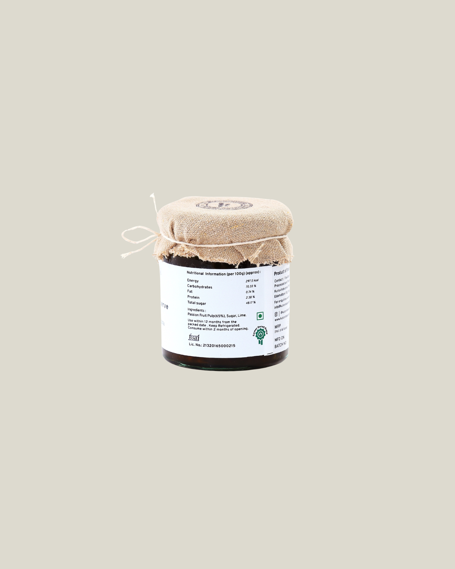 Passion Fruit Preserve