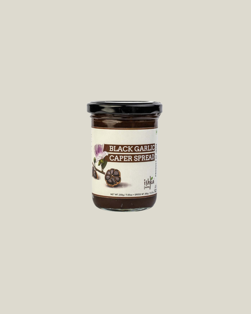Black Garlic Caper Spread