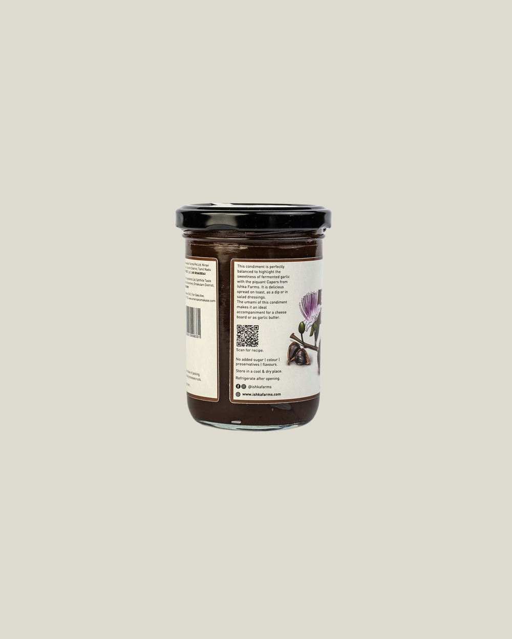 Black Garlic Caper Spread