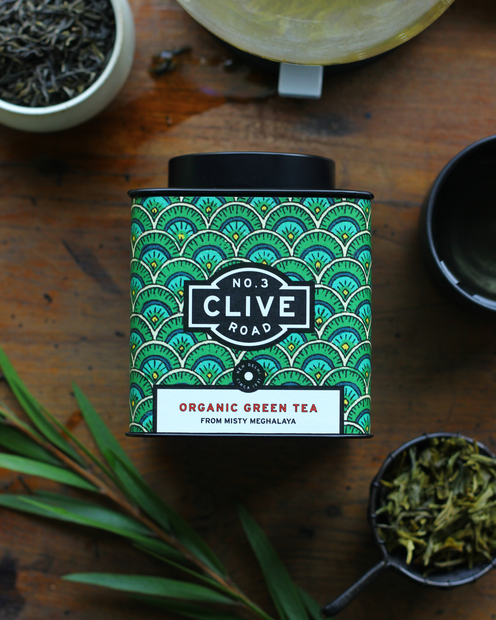 Organic Green Tea Tin